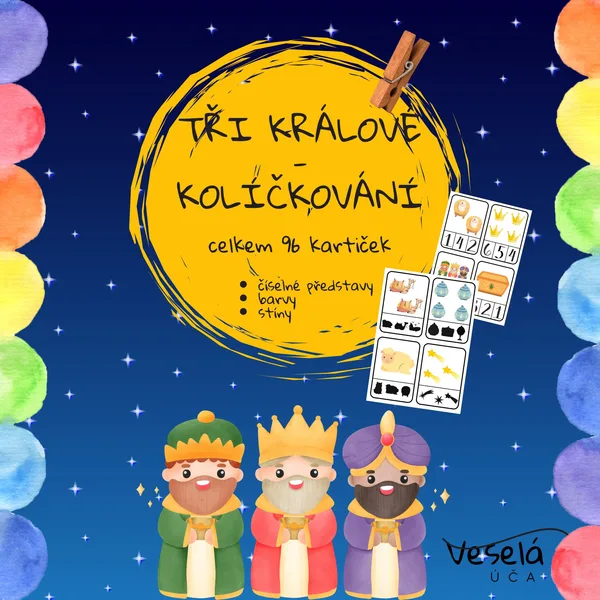 TŘI KRÁLOVÉ- kolíčkování 1