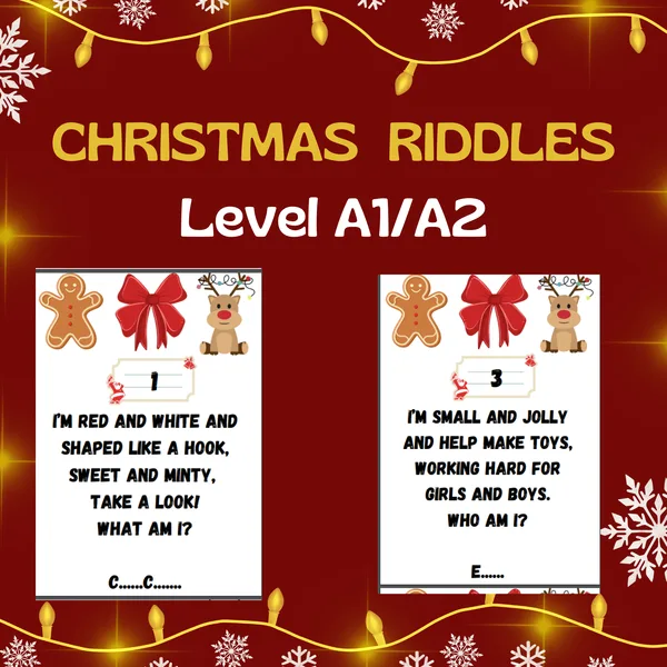 Christmas Riddles (veršované hádanky) 1