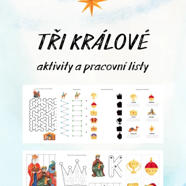 Tři králové - pracovní listy a aktivity 1