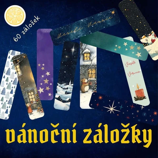 Vánoční záložky do knihy 1