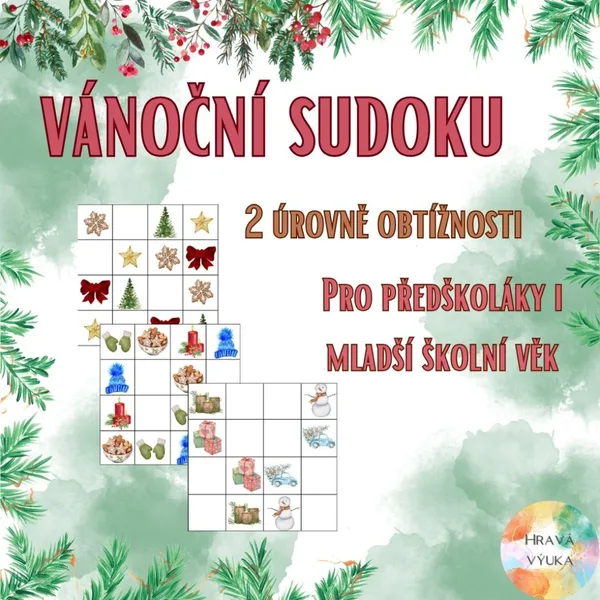 Vánoční sudoku 1