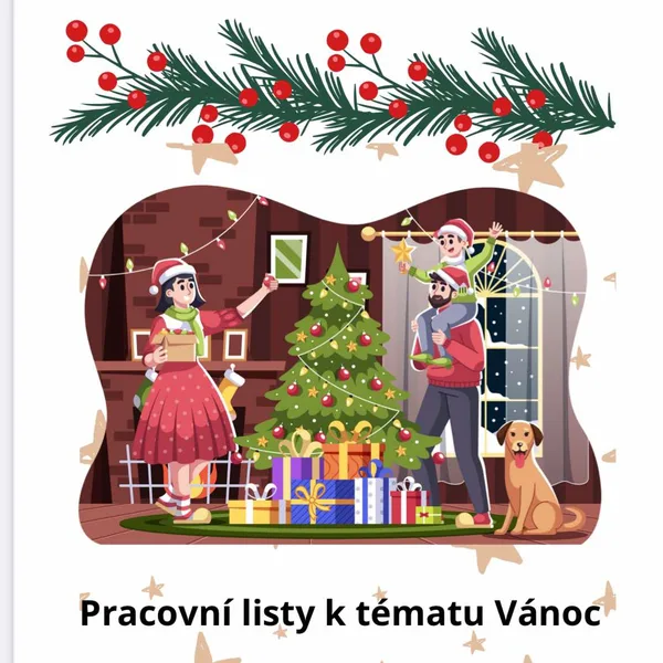 *VÁNOCE* Soubor pracovních listů 15 stran činností 1