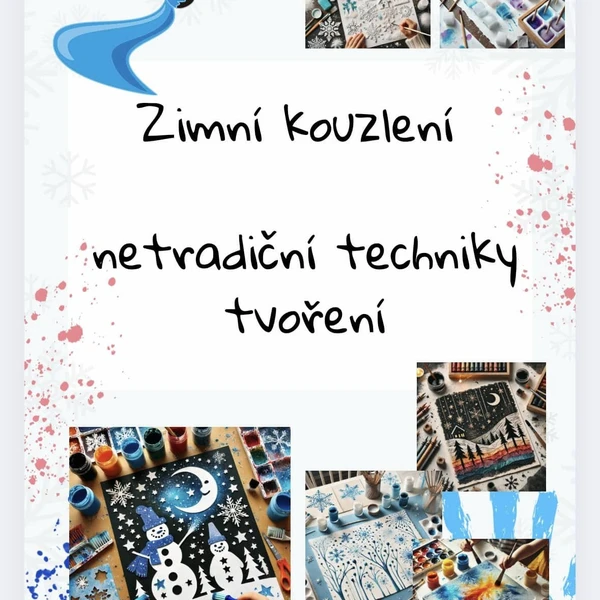 Netradiční techniky tvoření - zima 1
