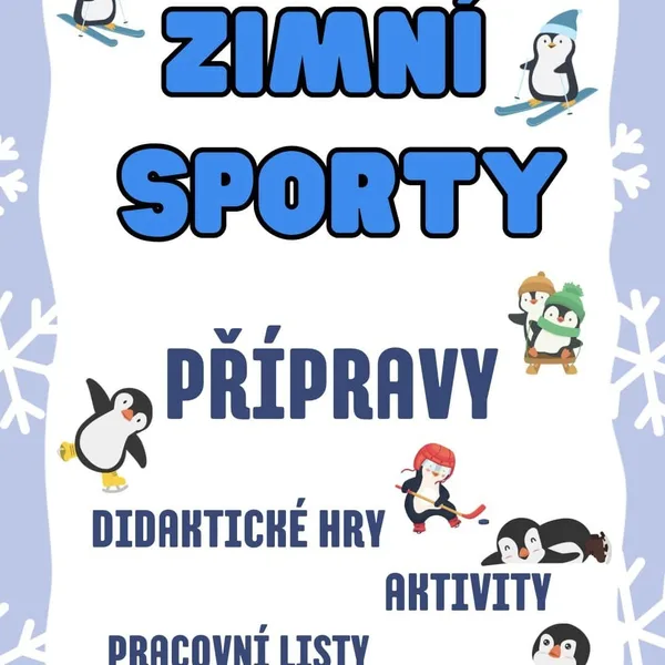 Zimní sporty - přípravy, sada aktivit 1