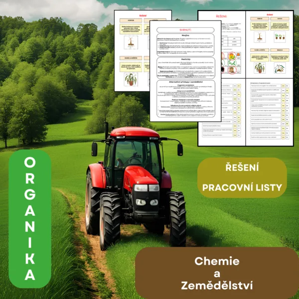 CHEMIE a zemědělství - Pracovní listy s řešením 1