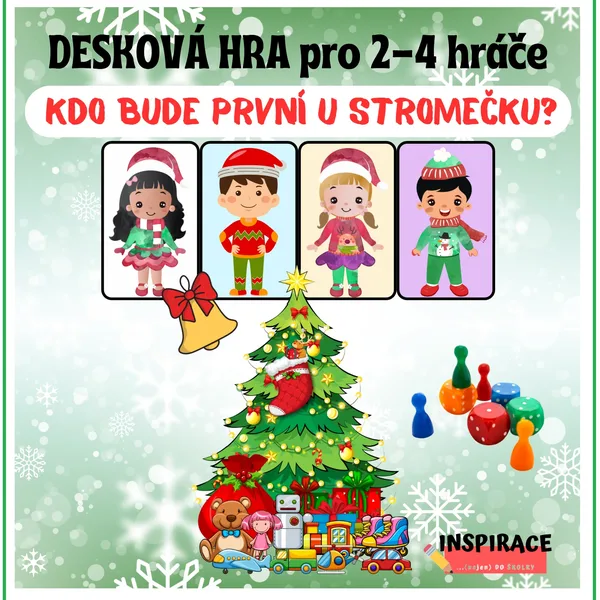  Desková hra - Kdo bude první u stromečku? 1