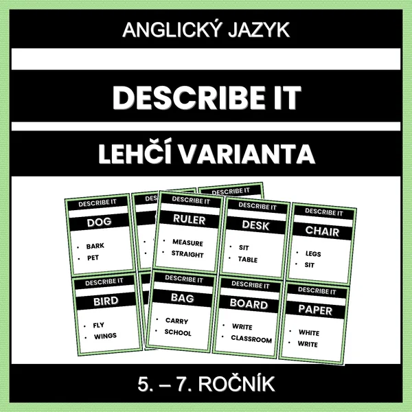 Describe It (lehčí varianta) 1