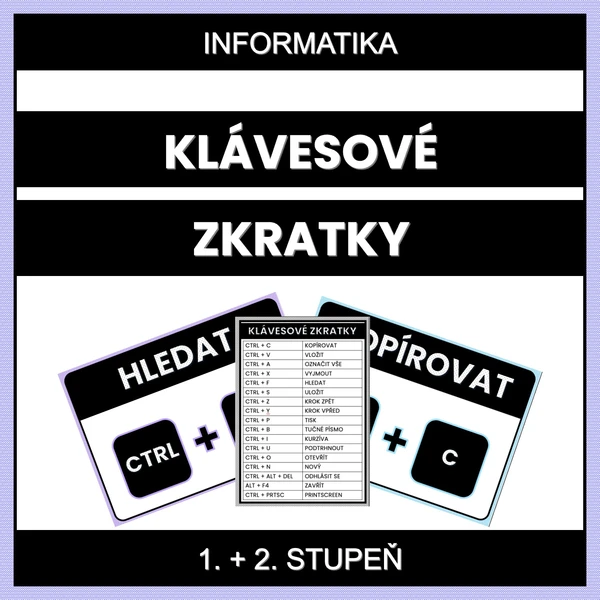 Klávesové zkratky 1