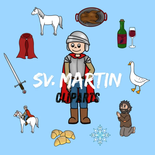 Sv. Martin - kliparty 1