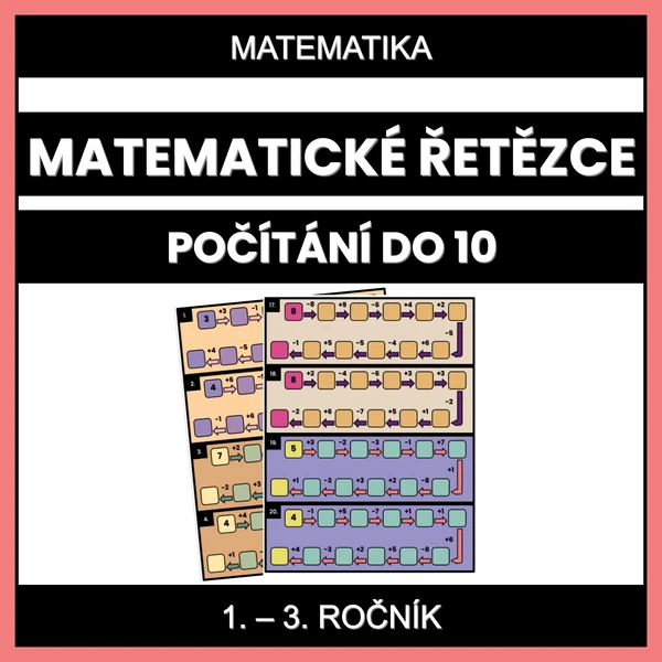 Matematické řetězce (do 10) 1