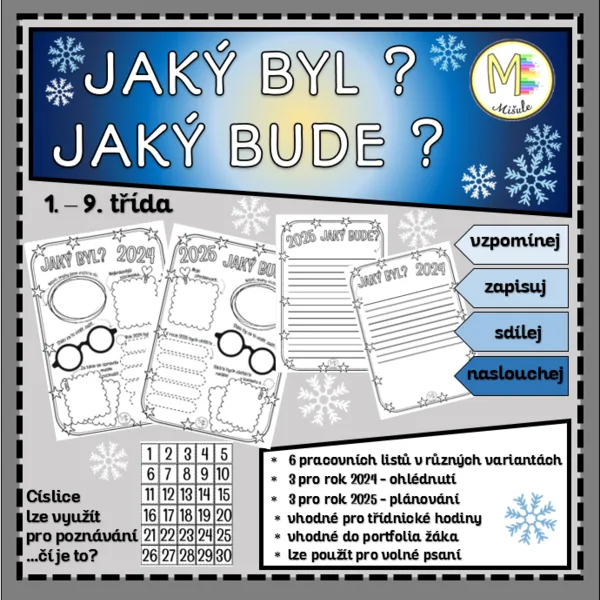 JAKÝ BYL? JAKÝ BUDE? STARÝ A NOVÝ ROK 1