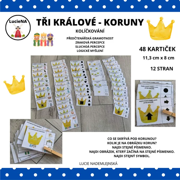 TŘI KRÁLOVÉ - KORUNY - KOLÍČKOVÁNÍ 1