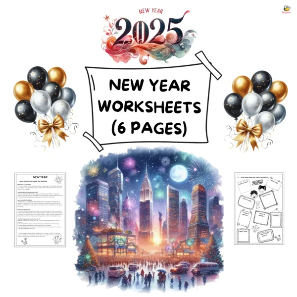 NEW YEAR WORKSHEETS 1