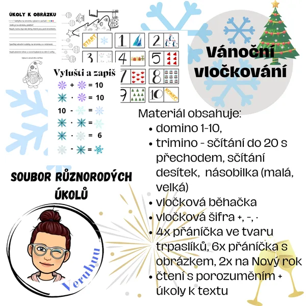 Vánoční vločkování 1