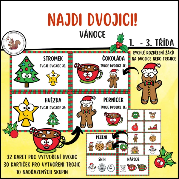 Najdi dvojici - Vánoce 1