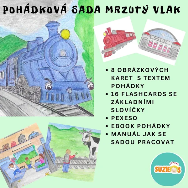 Pohádková sada Mrzutý vlak 1