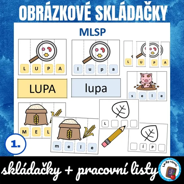 Živá abeceda, MLSP - obrázkové skládačky 1