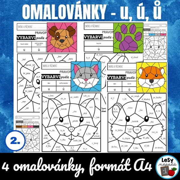 Omalovánky - ú/ů 1