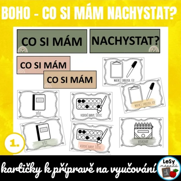 Boho - co si mám nachystat? 1