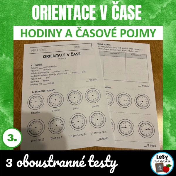 Orientace v čase - test 1