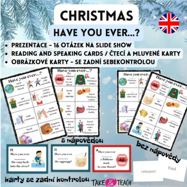 CHRISTMAS - HAVE YOU EVER? Present perfect - předpřítomný čas 1