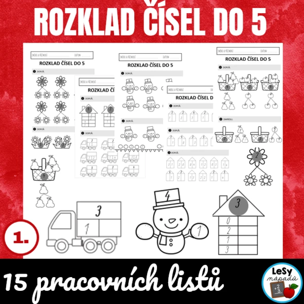 Rozklad čísel do 5 1