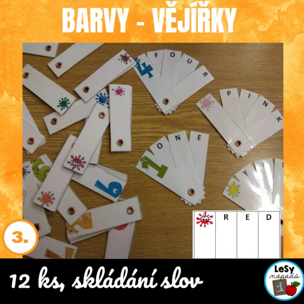AJ: Barvy - vějířky 1