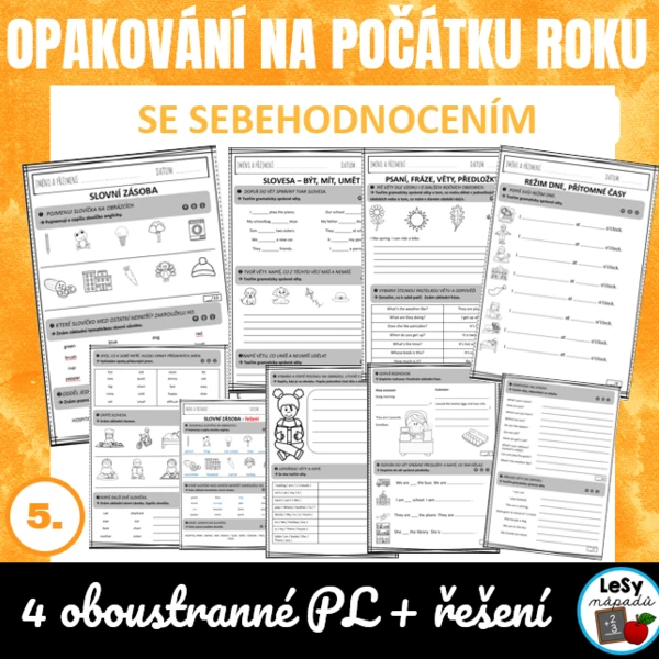 AJ: Testy se sebehodnocením na počátku 5. ročníku 1