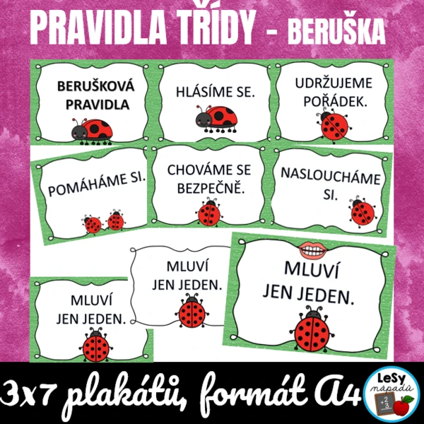 Beruška - pravidla třídy 1