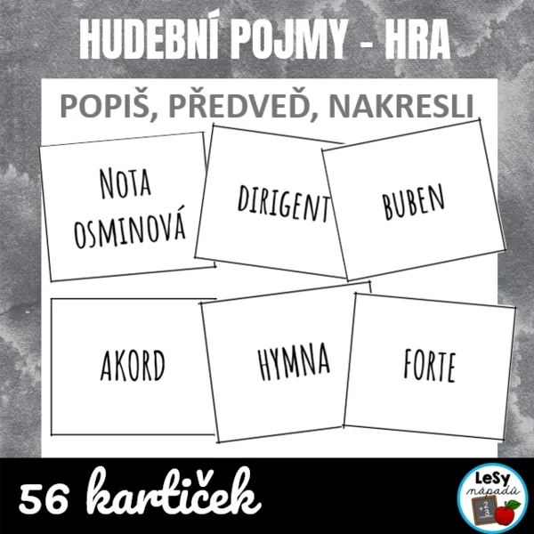 Hudební hra - předveď, popiš, nakresli 1