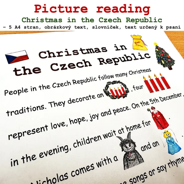 Picture reading - Christmas in the Czech Republic 1