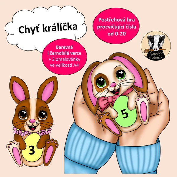 Chyť králíčka - postřehová hra  1