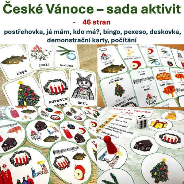 České Vánoce - sada aktivit 1