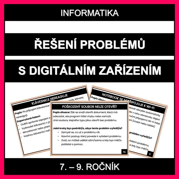 Řešení problémů s digitálním zařízením 1