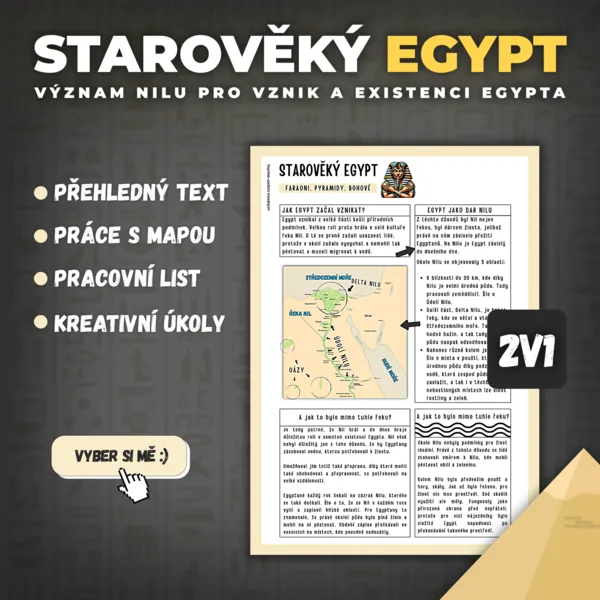 Starověký Egypt: význam Nilu pro vznik a existenci Egypta 1