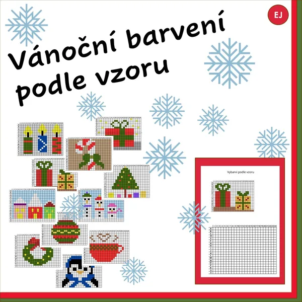 Vybarvování podle vzoru 1