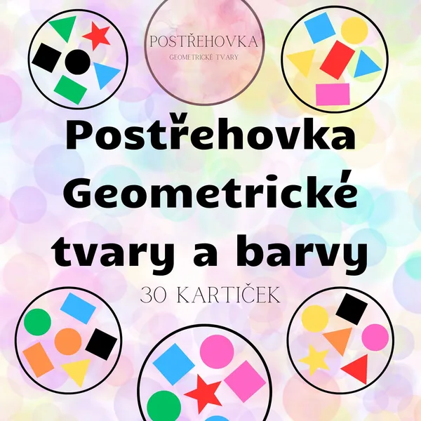 Postřehovka - geometrické tvary a barvy 1