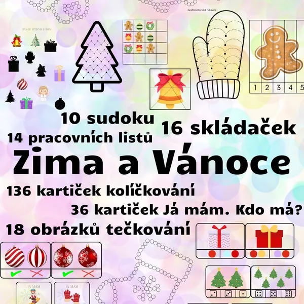 Vánoce a zima - maxi soubor 82 stran 1