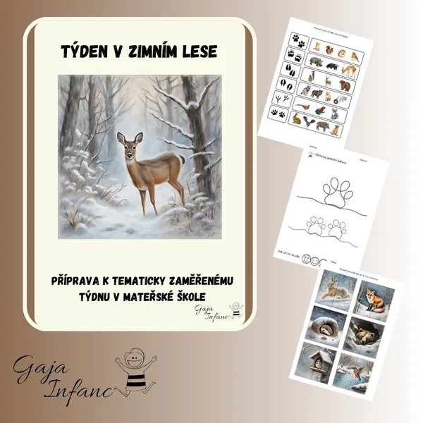 🌲 Týden v zimním lese ❄️ 1