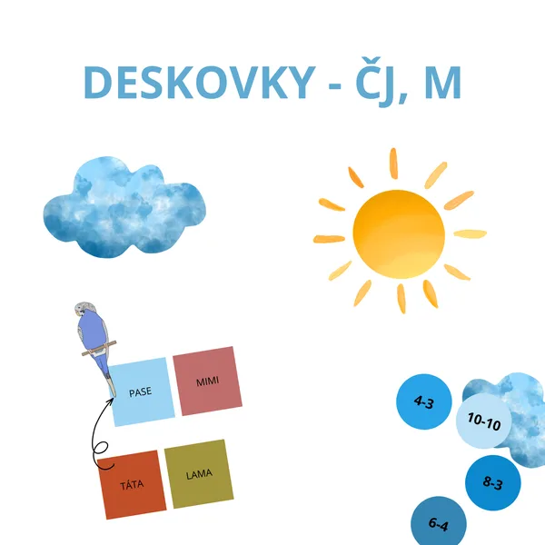 DESKOVKY - ČJ, M 1