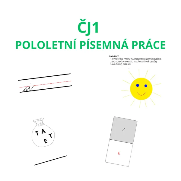 ČJ1 - POLOLETNÍ PÍSEMNÁ PRÁCE 1