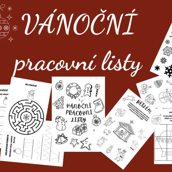 VÁNOČNÍ pracovní listy 1