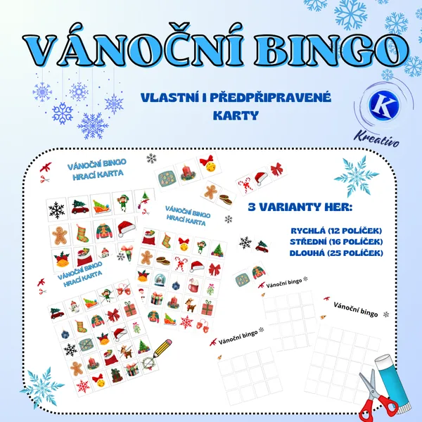 Vánoční bingo 1