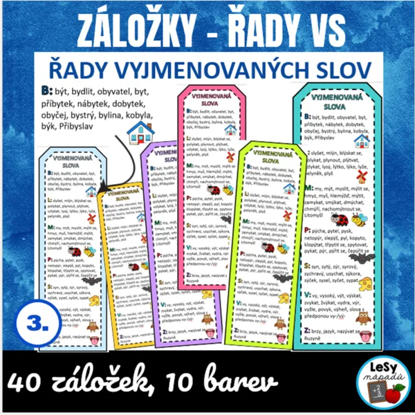 Vyjmenovaná slova - záložky 1