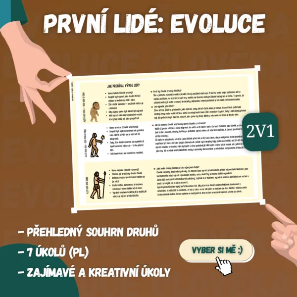 Pravěk: evoluce člověka (první lidské bytosti) 1