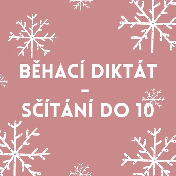 Běhací diktát - sčítání do 10 1