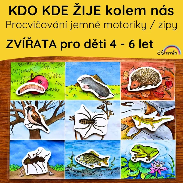 KDO KDE ŽIJE - Zvířata kolem nás 1