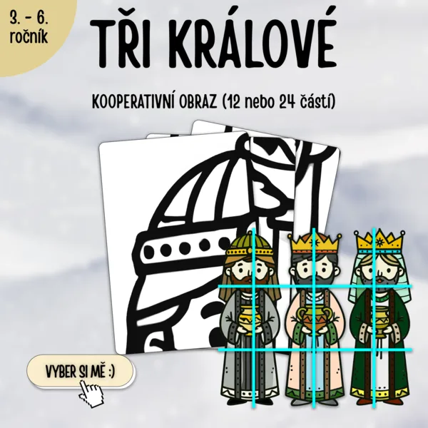 Tři králové: kooperativní obraz a volitelné úkoly (12 nebo 24 částí) 1