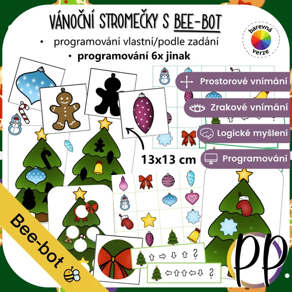 Vánoční stromečky s Bee-bot 1