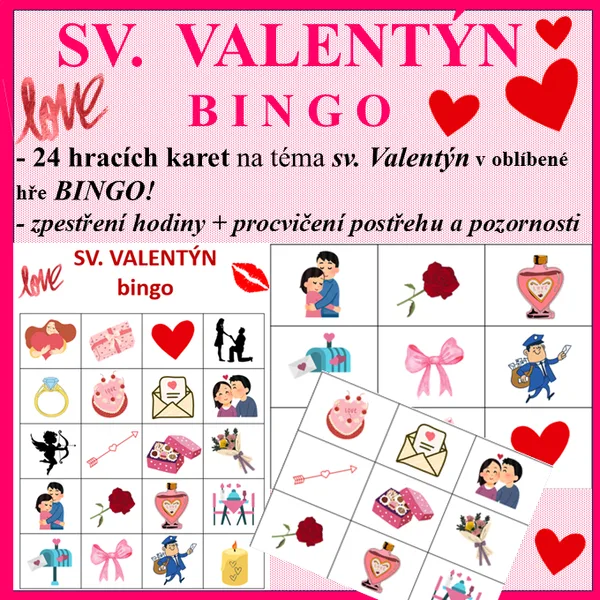 Sv. Valentýn - bingo! 1